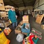 Spendenankunft in Ungarn