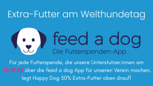 extra futter am welthundetag